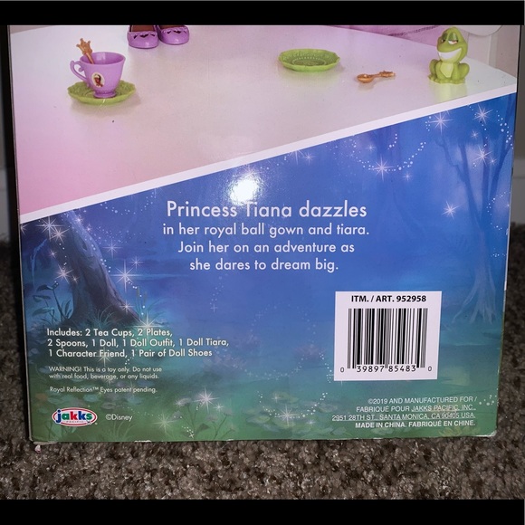 Disney Princess Tea Time Tiana and Naveen NIB - Picture 5 of 8